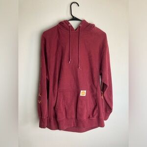 FUCT Hoodie Logo Size XL Burgundy Red 90’s Punk Grunge skater